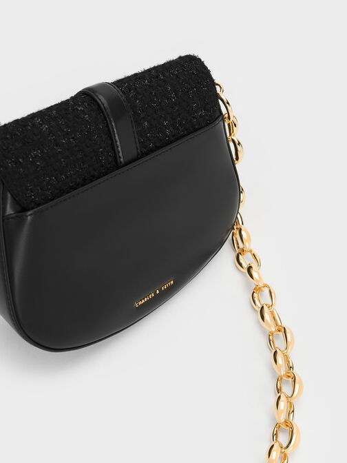 Blair Tweed Bag Black