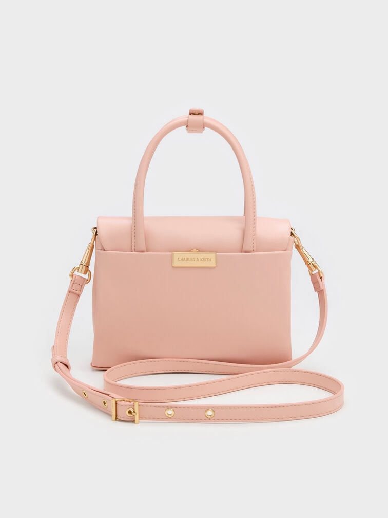 Mini Kerry Turn-Lock Tote Bag, Pink, hi-res
