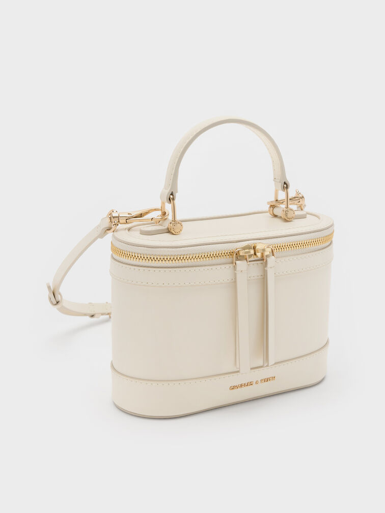Tas Vanity Top Handle Enola, Cream, hi-res