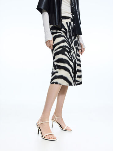 Sandal Heeled Ankle-Strap Stiletto-Heel, White, hi-res