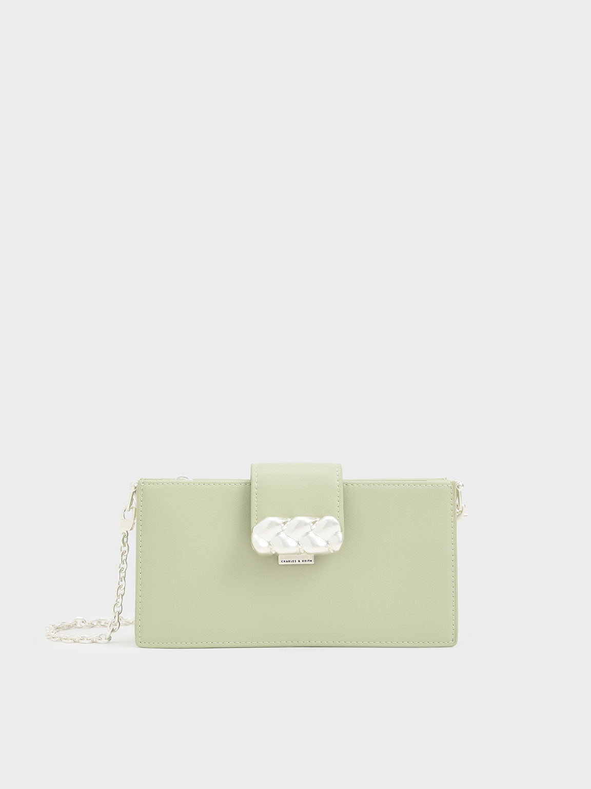 Dompet Phone Pouch Abby Embellished, Mint Green, hi-res