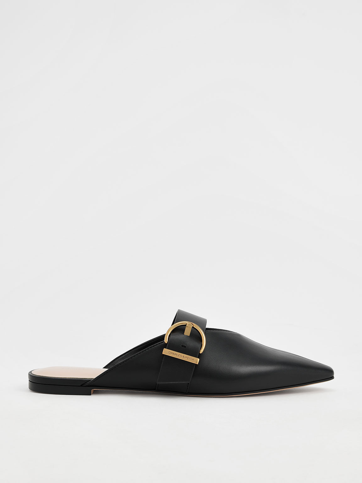mules black flat