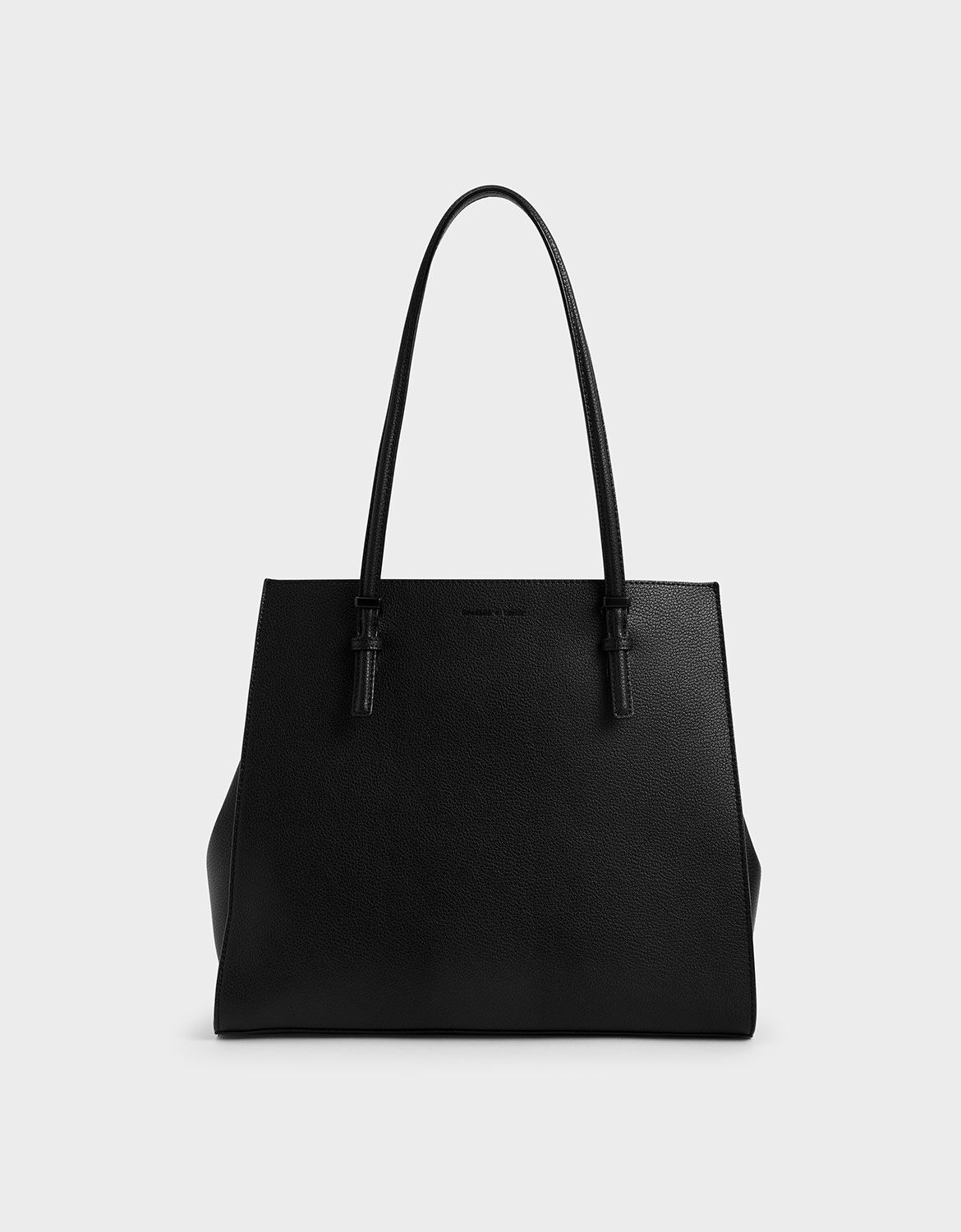 Charles and keith best sale black tote bag