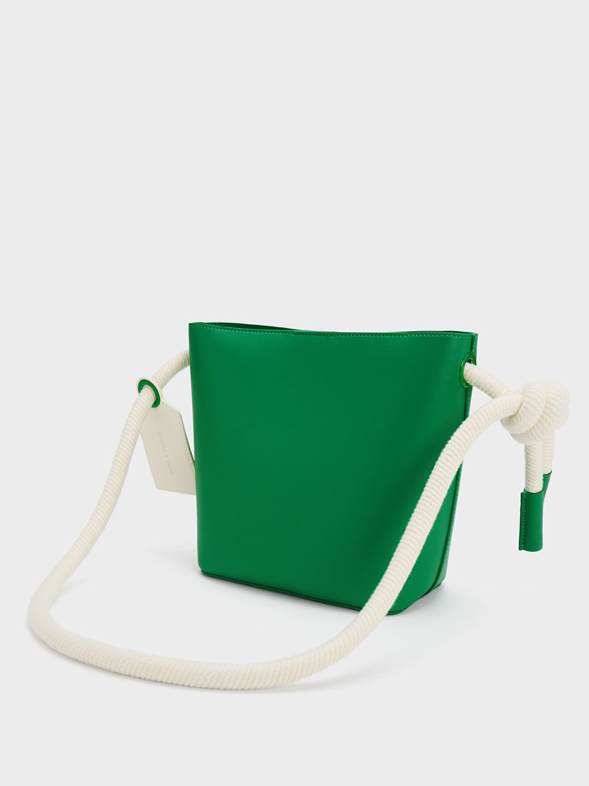 Gwiana Knotted Bucket Bag, Green, hi-res