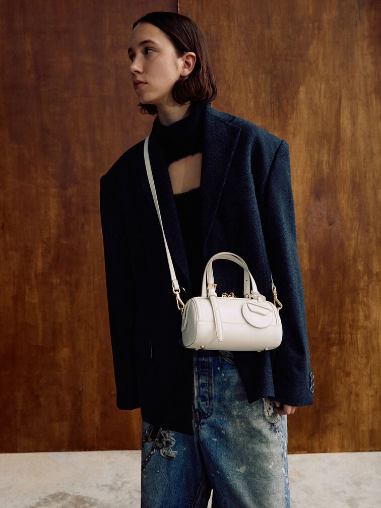 Tas Bowling Enola, Cream, hi-res