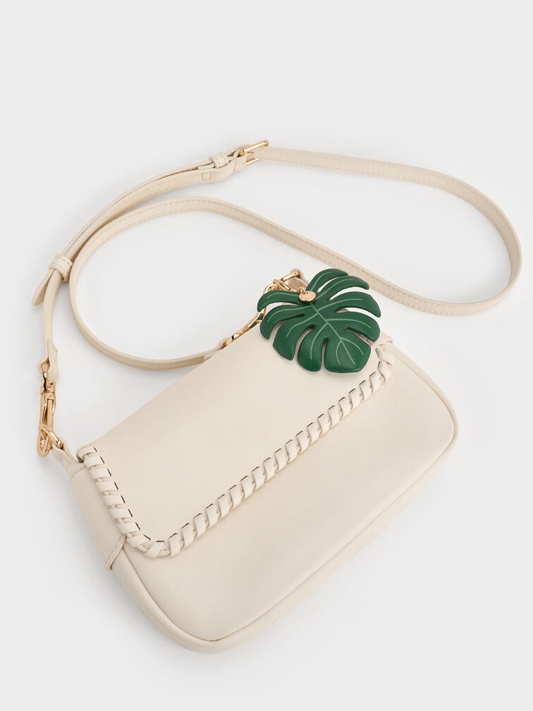 Tas Bahu Braided Blume, Cream, hi-res