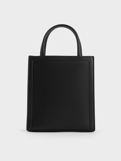 Tote Bag Double Handle, Black, hi-res