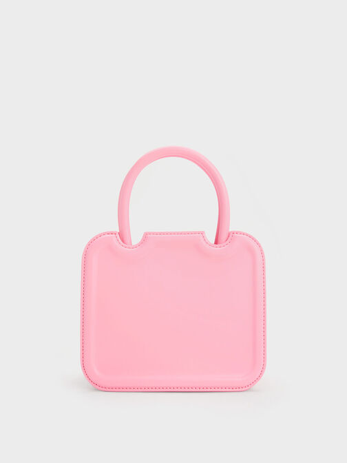 Tas Tote Bag Perline Sculptural, Pink, hi-res