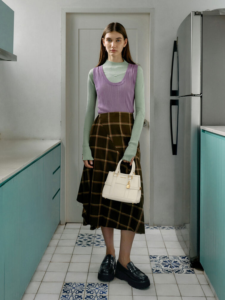 Tas Tote Mini Scottie, Cream, hi-res