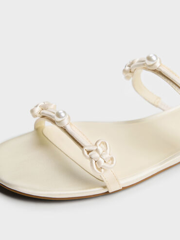 Sandal Slide Knot-Pearl Orinda, Butter, hi-res