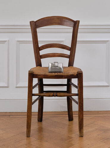 Tas Micro Metallic Bosie, Pewter, hi-res