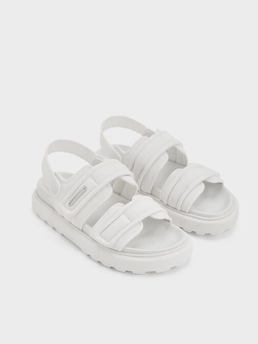 Sandal Puffy Romilly, White, hi-res