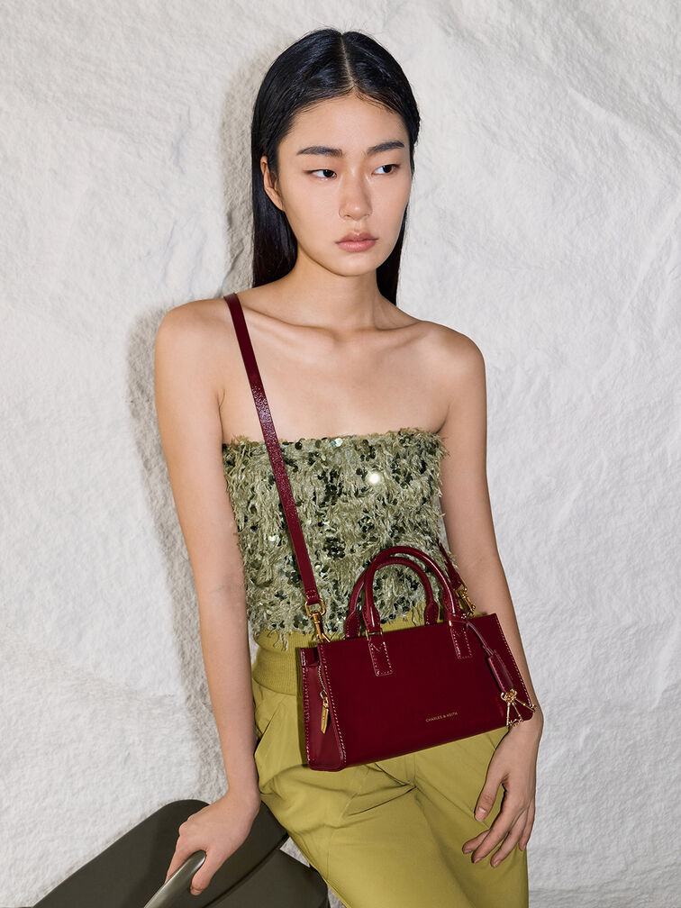 Tas Top Handle Kerry, Mulberry Plum, hi-res