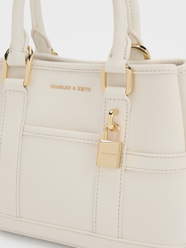 Mini Scottie Tote Bag, Cream, hi-res