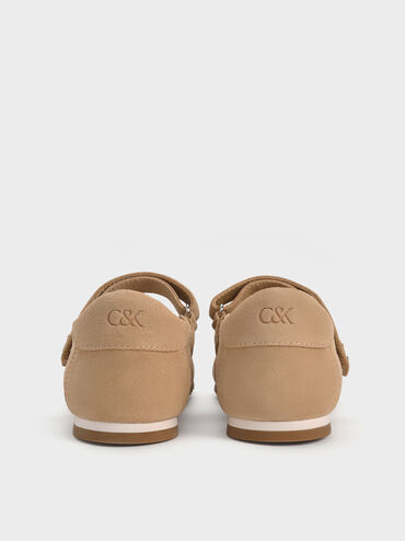 Jace Suede Mary Jane Sneakers, Beige, hi-res