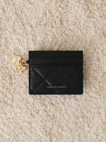 Card Holder Quilted Arrietty, Black, hi-res