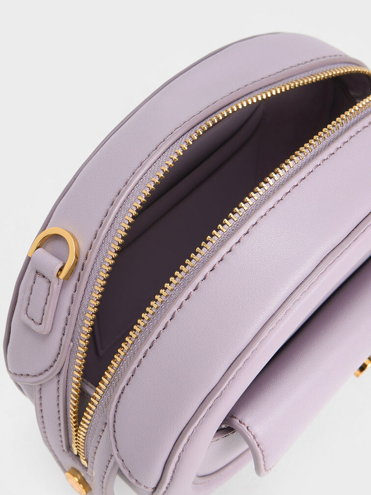 Tas Chain Handle Oval, Lilac, hi-res