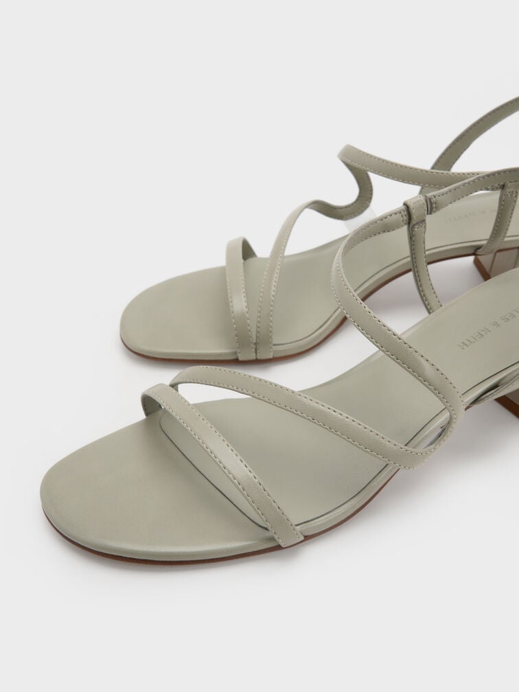 Sandal Slingback Wavy Arden, Mint Green, hi-res