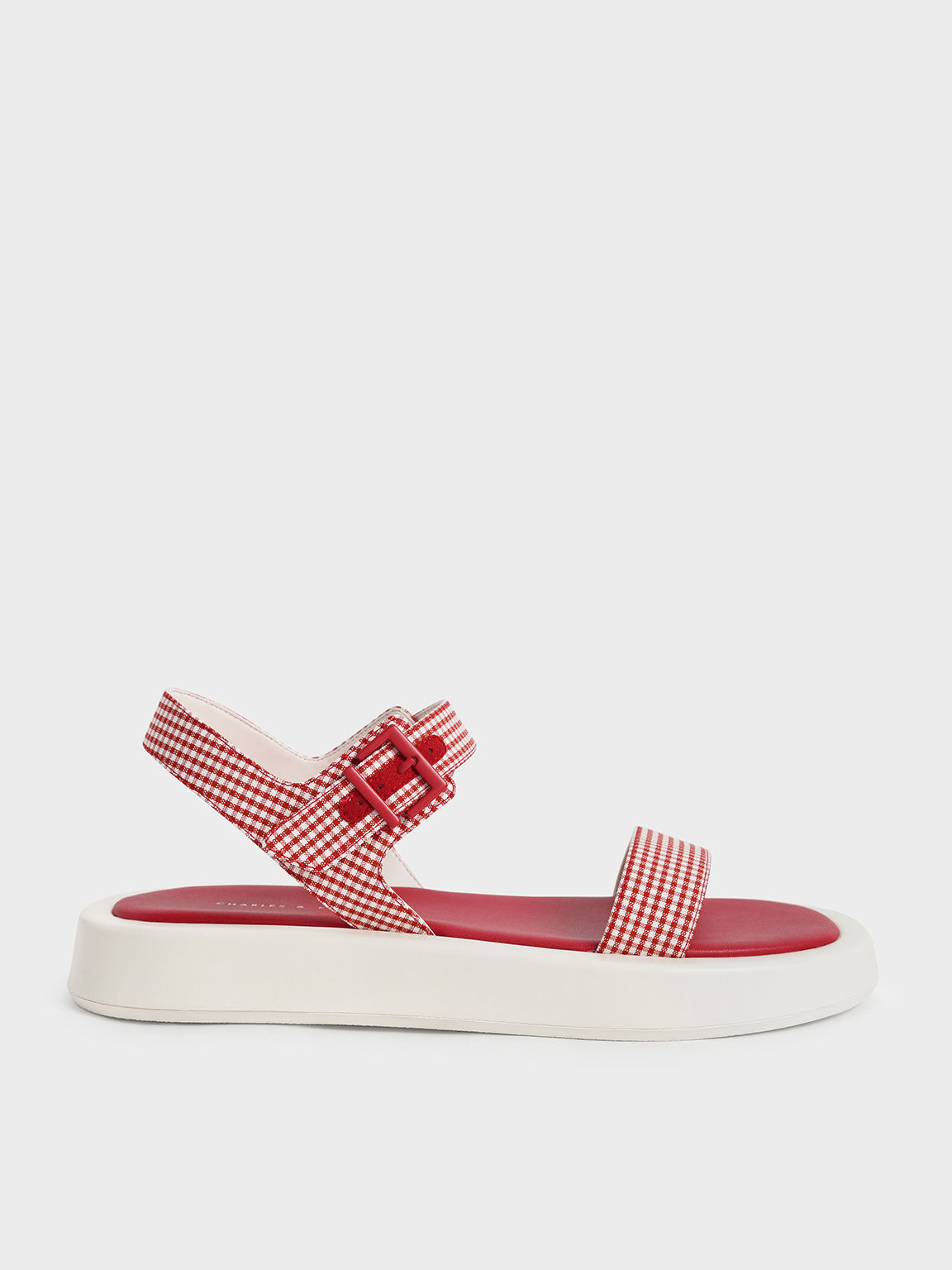 red sandals women's