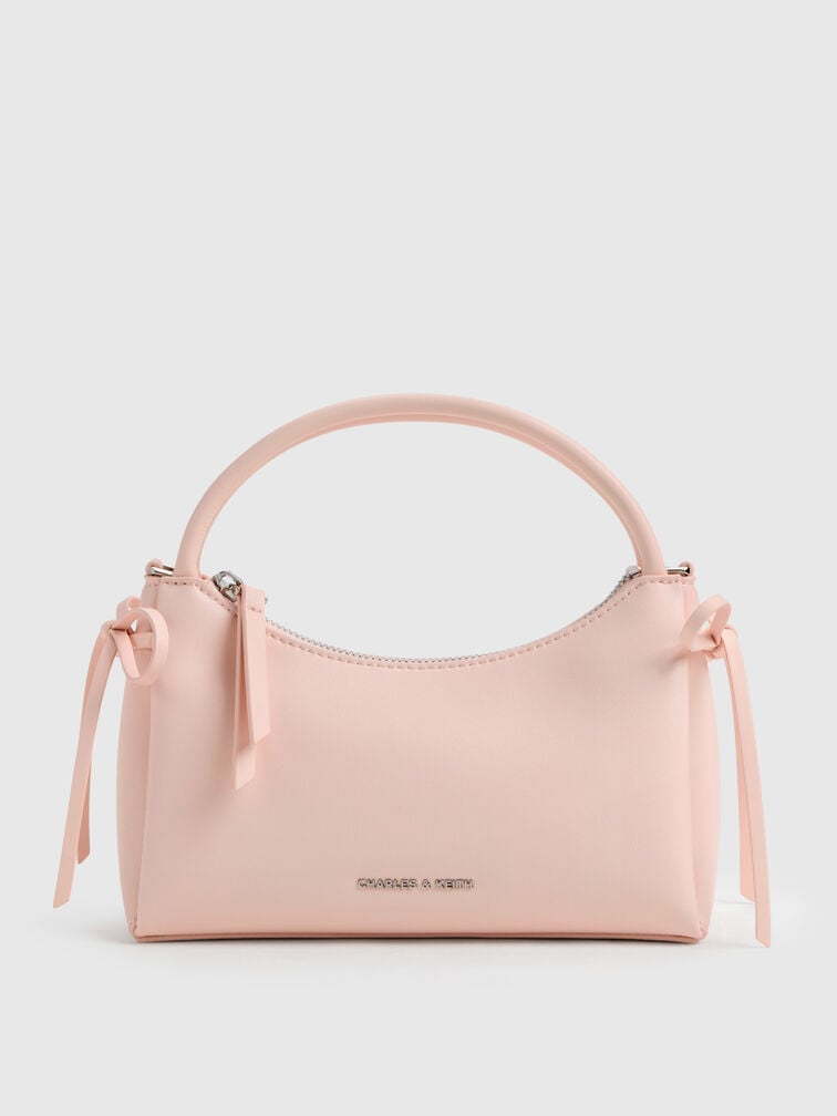 Tas Top Handle Bow Hazel, Soft Pink, hi-res