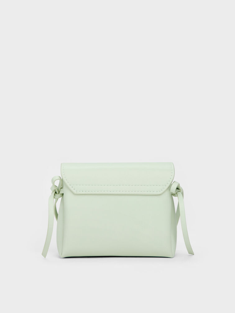 Dompet Kecil Bow Hazel, Mint Green, hi-res