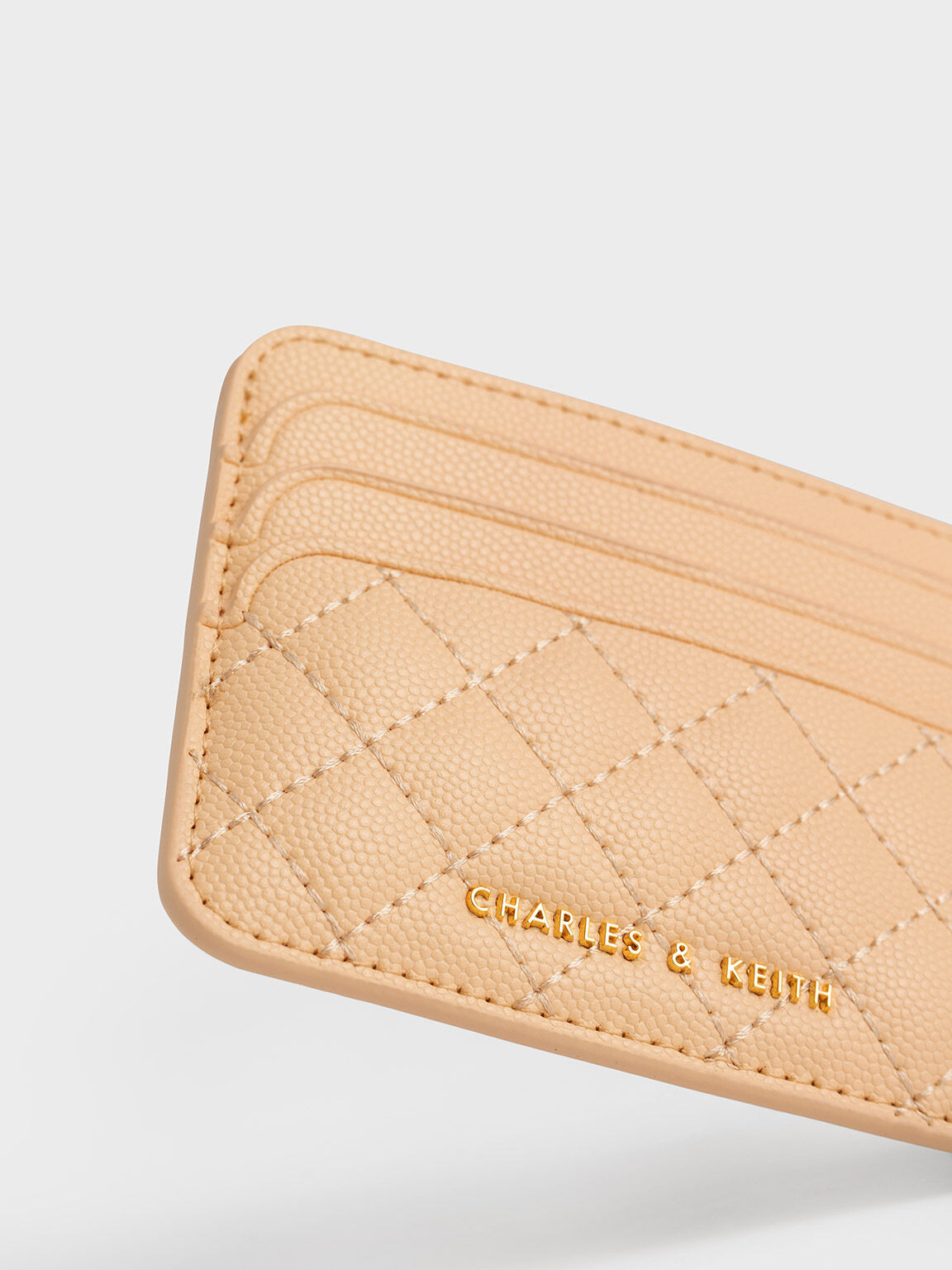 Dompet Kartu Quilted, Yellow, hi-res