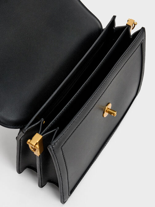 Joelle Envelope Shoulder Bag, Black, hi-res