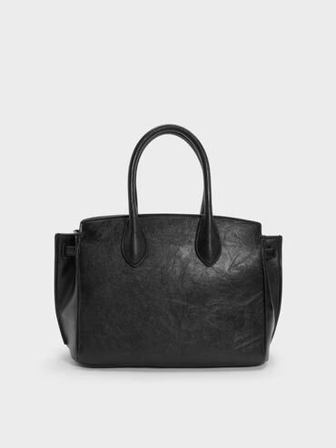 Tas Tote Ginevra, Black, hi-res
