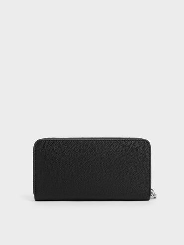 Chance Zip-Around Long Wallet, Noir, hi-res