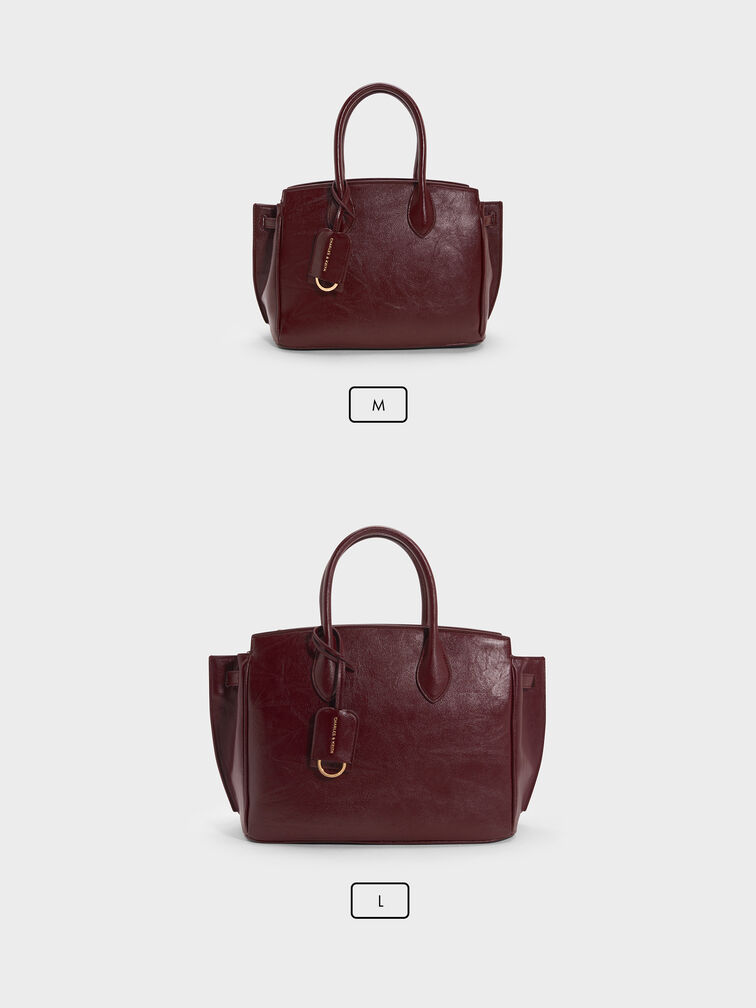 Tas Tote Ginevra, Wineberry Red, hi-res