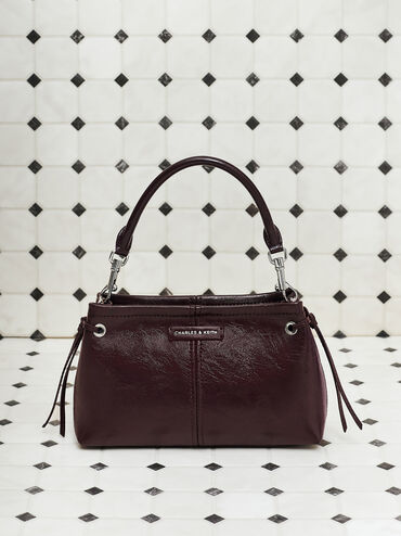 Tas Top Handle Noane, Wineberry Red, hi-res