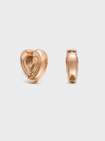 Anting Huggie Annalise, Rose Gold, hi-res