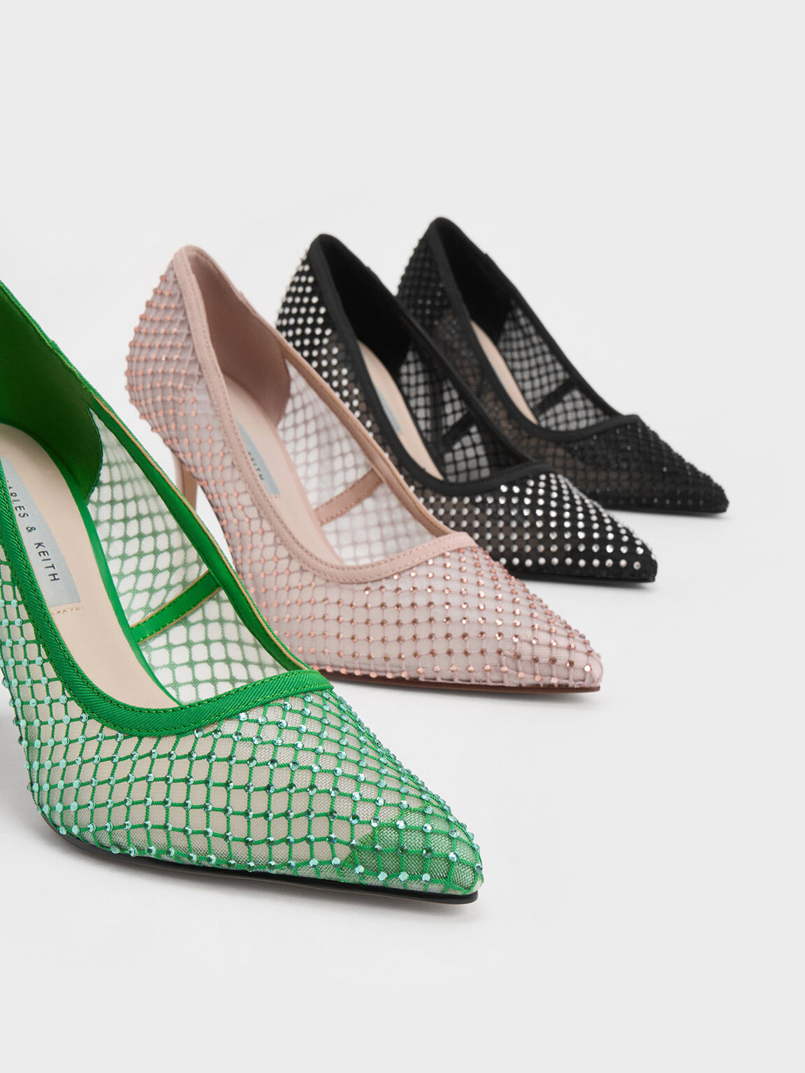 Nude mesh shoes store