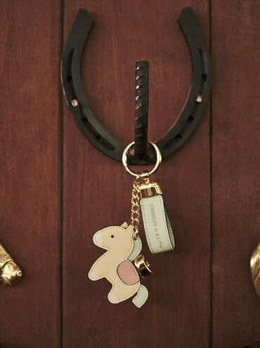 Gantungan Tas Horse Ingot Gold, Multi, hi-res