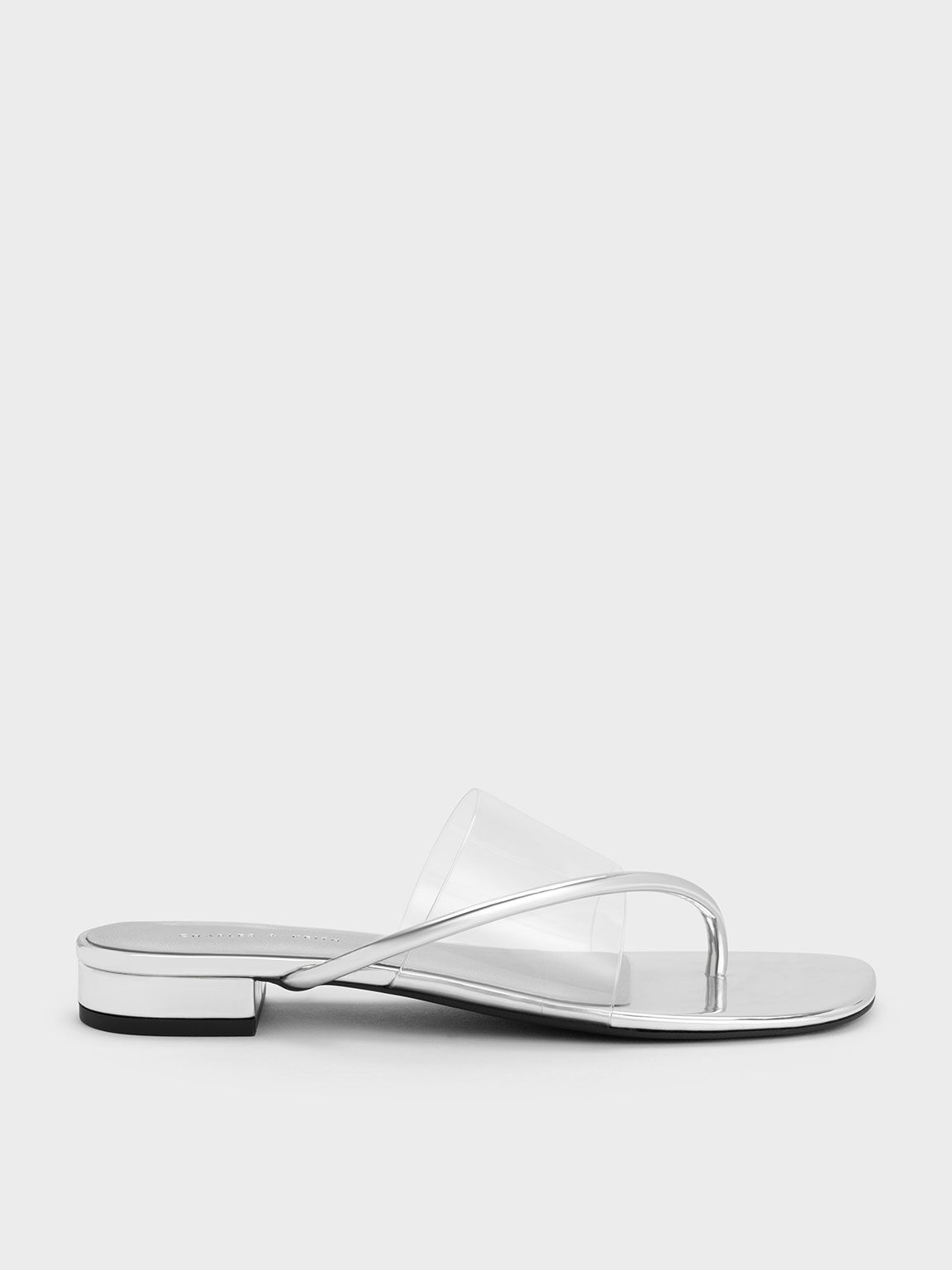Clear thong sandals sales