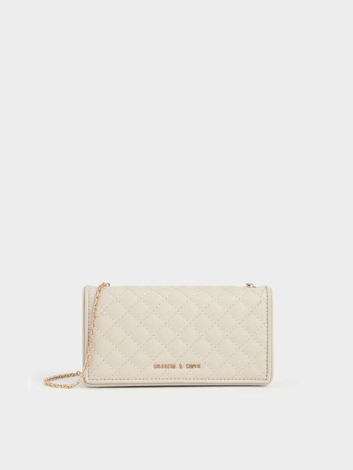 Pouch Quilted, Cream, hi-res