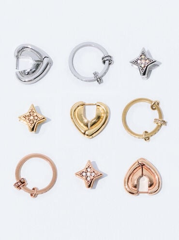 Anting Huggie Annalise, Rose Gold, hi-res