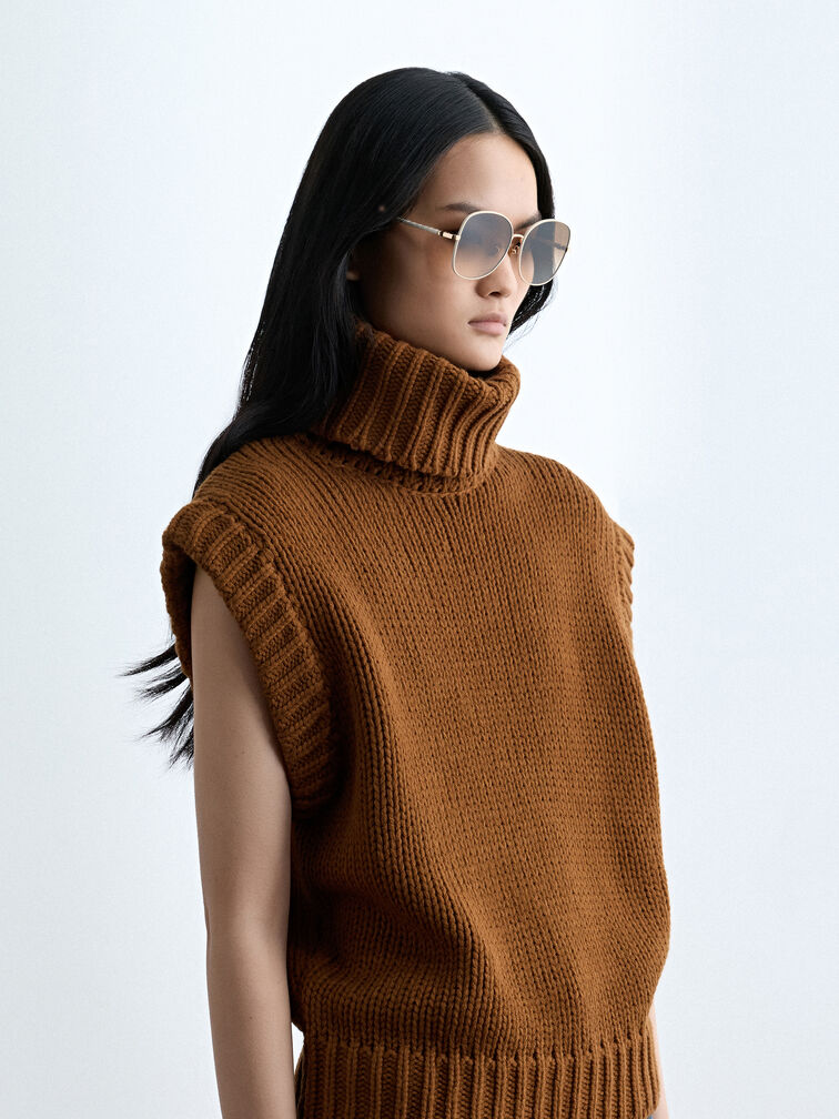 Kacamata Butterfly Ivette, Cream, hi-res