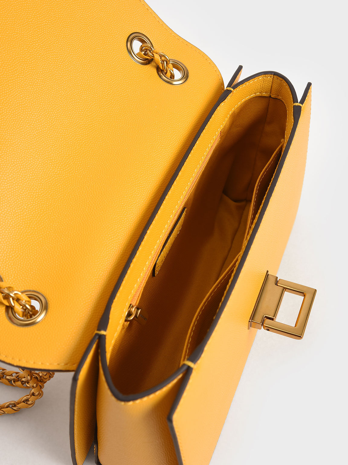 Yellow best sale evening bag