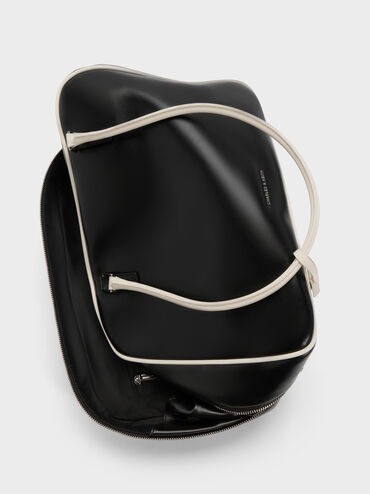 Large Sianna Two-Tone Bowling Bag, Multi, hi-res