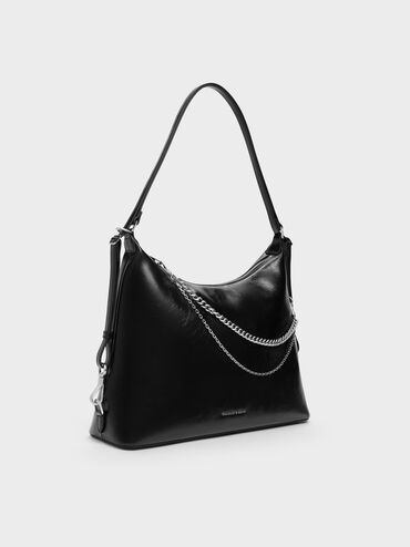 Tas Hobo Chain Atwood, Noir, hi-res