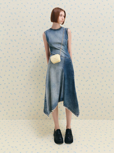 Arwen Quilted Mini Bag, Butter Yellow, hi-res