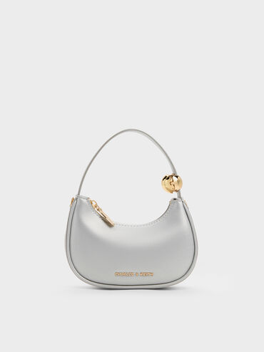 Micro Jesmyn Metallic Two-Way Bag, Silver, hi-res