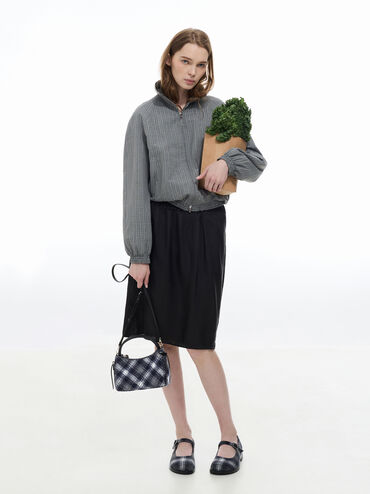 Tas Top Handle Hazel Checkered, Multi, hi-res