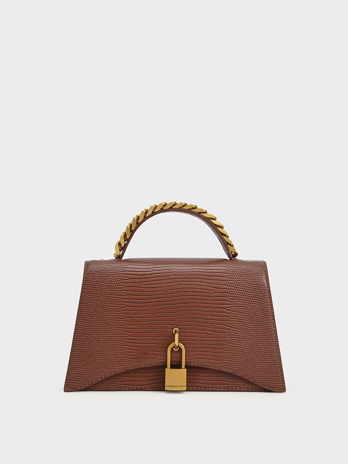 brown snake print bag