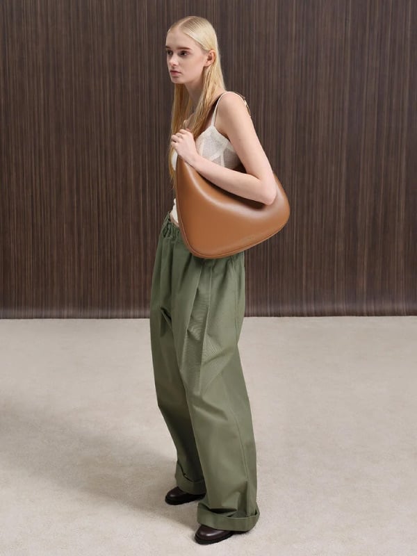 AAndromeda Chunky-Chain Trapeze XL Tote Bag - CHARLES & KEITH