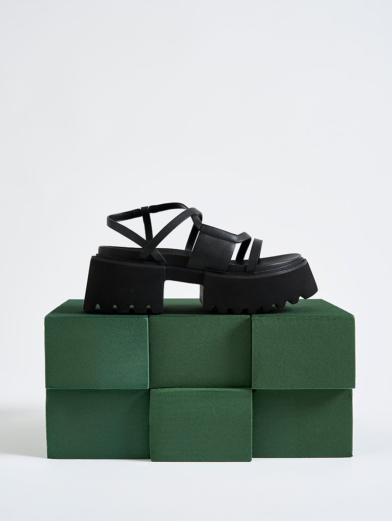 Women’s Nadine strappy platform sandals - CHARLES & KEITH
