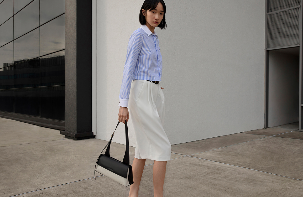 Women’s Marceline trapeze shoulder bag in multi  - CHARLES & KEITH