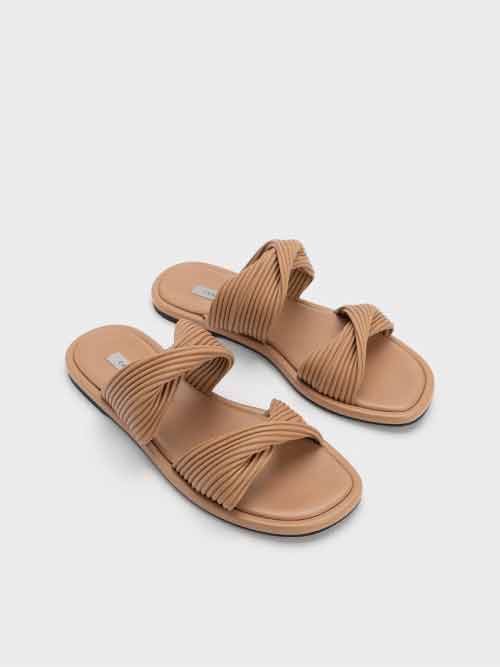Sepatu Pumps Pointed-Toe Recycled Polyester