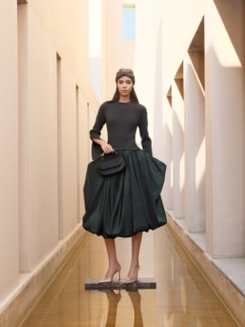 Ivette Denim Front Flap Crossbody Bag in light washed denim - CHARLES & KEITH